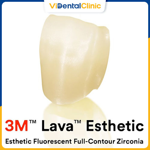 Lava Esthetic Fluorescent Full-Contour Zirconia là dòng sản phẩm nổi bật với khả năng chịu lực tốt và độ bền màu cao