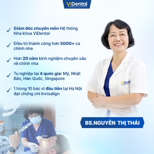 Bác sĩ CKII Nguyễn Thị Thái - Chuyên gia niềng răng tại Hà Nội