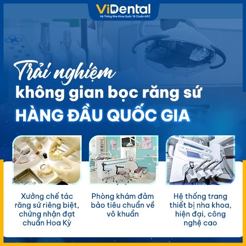Làm răng sứ tại ViDental Clinic