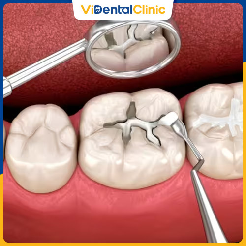 Trám răng là phương pháp hiệu quả để loại bỏ các vết đen